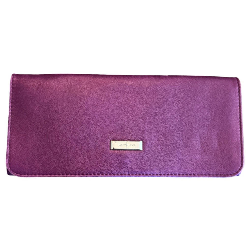Cole Haan Violet Purple Mirror Clutch